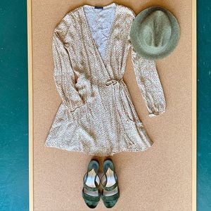 Brandy Melville Floral Long Sleeve Dress